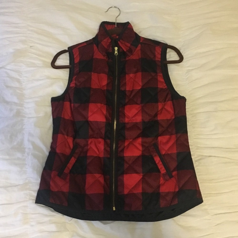 Old Navy Gingham Vest